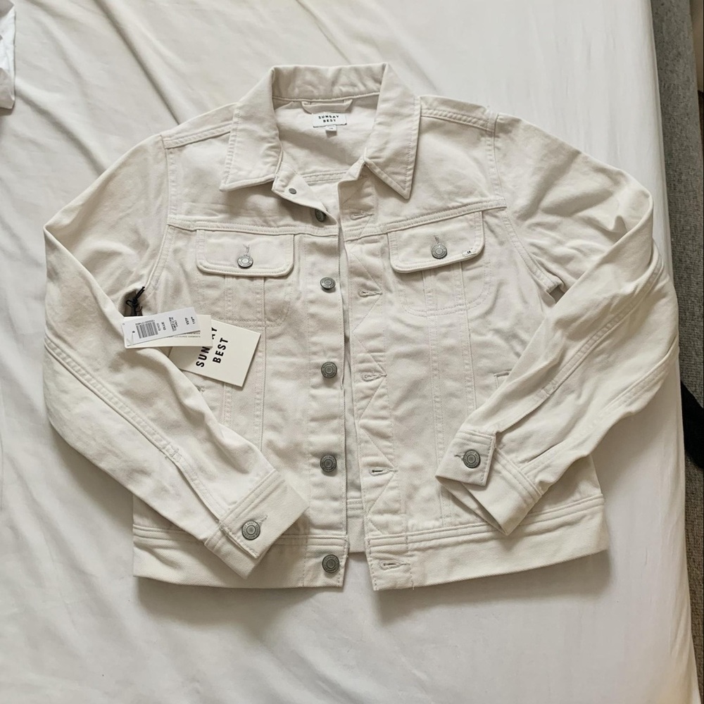 White Denim Jacket